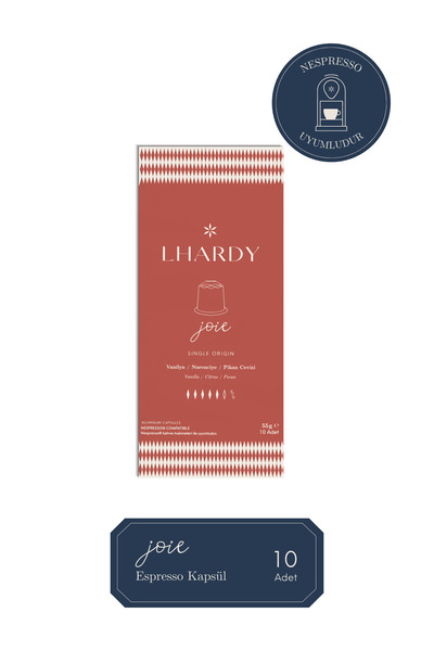 LHARDY Joie Kapsül Kahve (10 ADET KAPSÜL KAHVE IÇERİR)