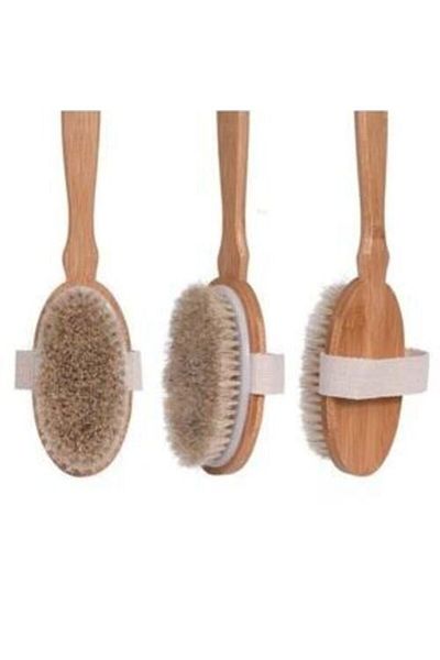 Otocub Organic Natural Horsehair Bath Brush