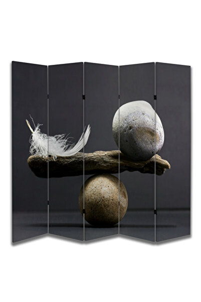 dbsanat Motifli Özel Tasarım Paravan Room Divider 180 x 200 cm