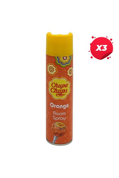 Chupa Chups X3-CHUPA CHUPS ROOM AIR FRESHENER 300ML ORANGE