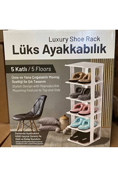 N.Ş LUXURY SHOES LUXURY SHOE RACK 5 KATLI LÜKS AYAKKABILIK