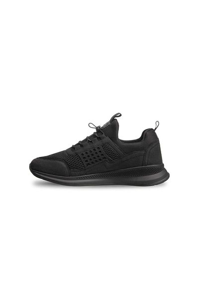M.P. Daily Comfort Sole Lace-Up Sneaker Shoes Black