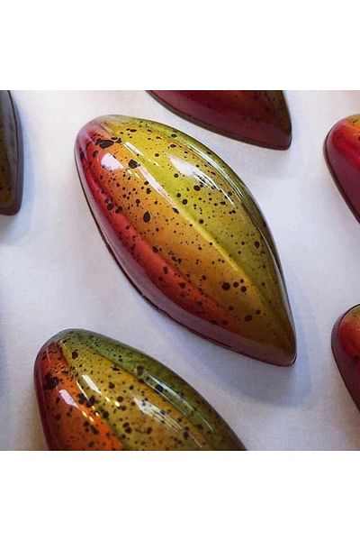 artizanmutfak Implast Polycarbonate Cocoa Fruit Chocolate Mold 10 Gr - 93