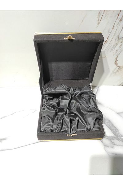 DM PORSELEN Velvet Box for One Person Cup Team Black