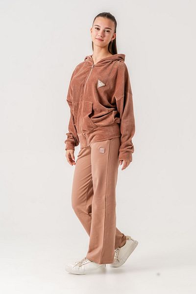 HAUSEkids 8-15 Ετών Premium Velvet Σετ Κοριτσιών -Mocha-