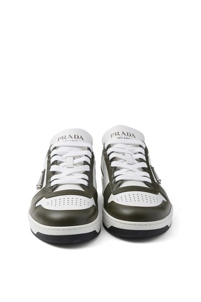 Prada Sport Downtown Color-Block Leather Sneakers