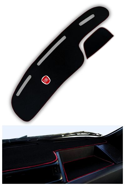 TUSBA MARKET Fiat Tipo Tempra Embroidered Torpedo Coated Protection Carpet Cover