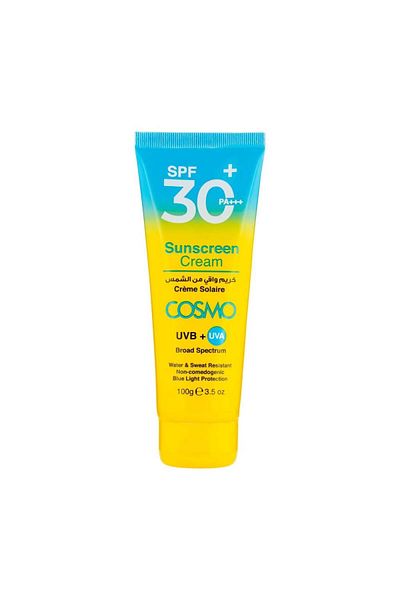 Cosmo Sunscreen Cream +SPF 30 by Cosmo, 100g