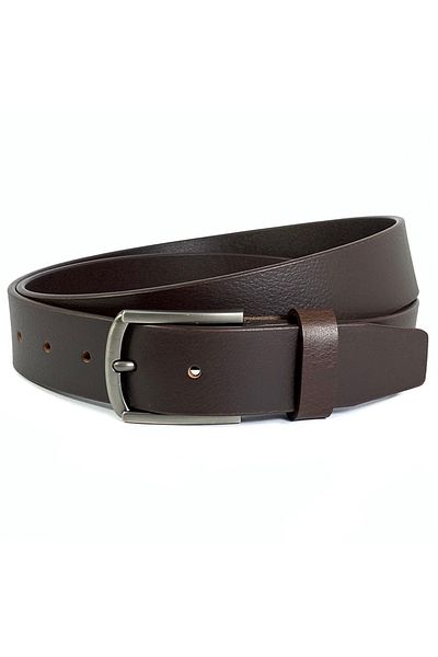 Classic Milano Genuine Leather Belt for Men 35MM – Classic Jean Belt with Pin Buckle Men's Belt in Gift Box