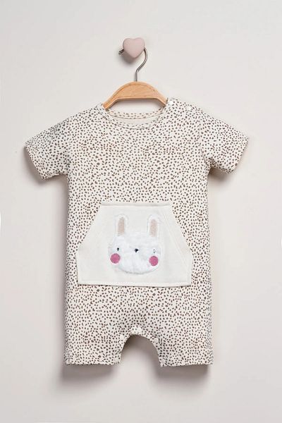 For My Baby Baby Fou- Baby Jumpsuit Summer Short Barbatöz