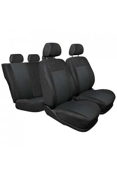 Umbrella Set huse auto pentru scaune auto unioversale, fata-spate, material textil negru