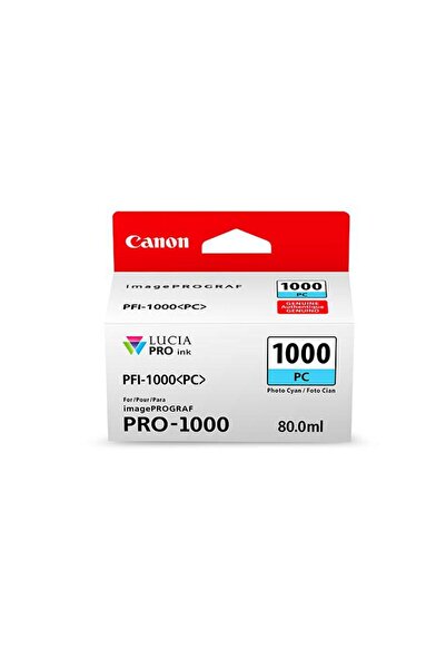 Canon CANON PFI-1000PC CYAN INKJET CARTRIDGE