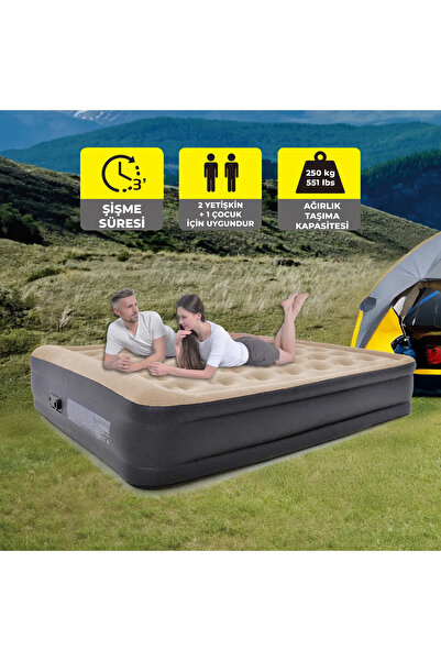 Blooma 24042 Şişme Yatak Elektrikli Pompalı 203x157x47 Cm