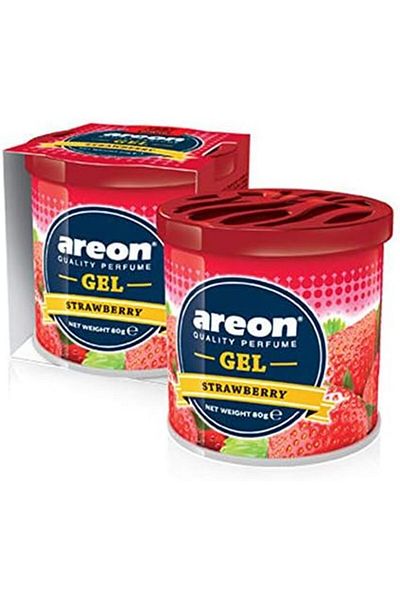 Areon Gel Can Car Scent - Strawberry, Pack Of 1, GCK14