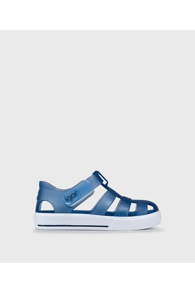 IGOR S10171 Star Kids Blue Sports Slippers S10171-Ss19-003