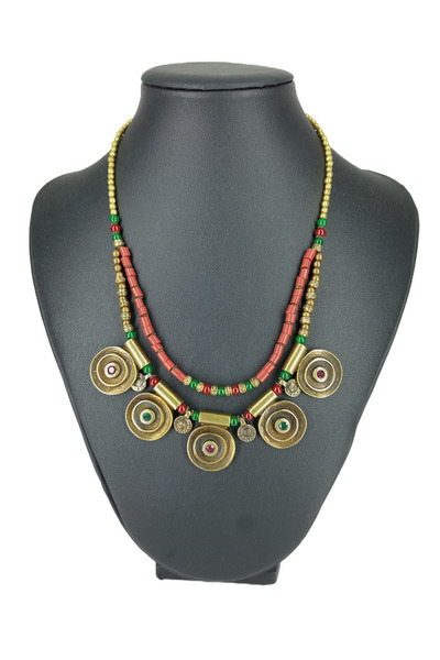 dela otantik قلادة أصلية مصنوعة يدويًا على الطراز العرقي - مجوهرات عرقية بوهي...