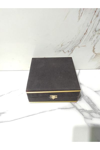 DM PORSELEN Velvet Box for 6 Persons Cup Team Black