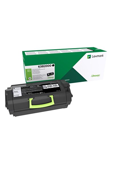 Lexmark 63B2000 TONER PROGRAMAT RETUR NEGRU