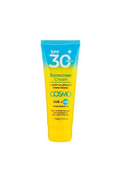 Cosmo Sunscreen Cream +SPF 30 by Cosmo, 100g