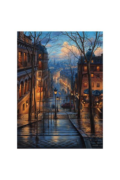 Anatolian Puzzle 1000 Piece Jigsaw Puzzle - Spring in Montmartre 3192