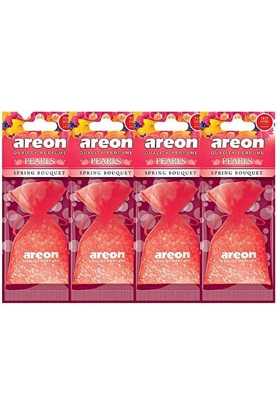 Areon Pack of 4 Air Freshener Pearls Spring Bouquet