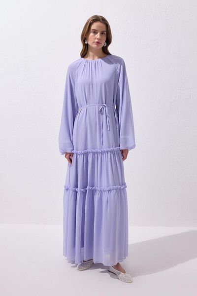 KADRİYE BAŞTÜRK Julie Long Dress Lilac