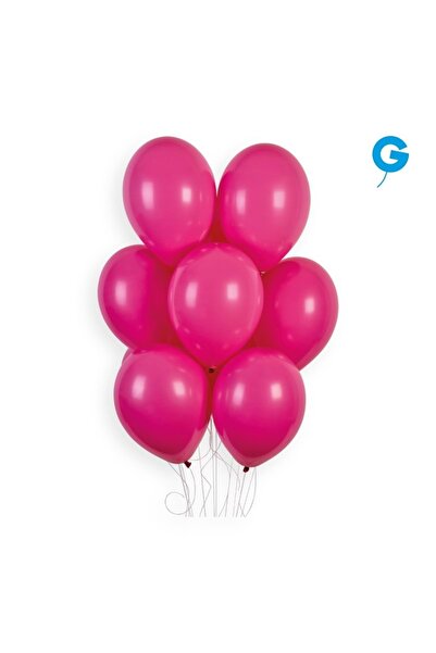 Gemar Balon Tek Renk 10" 100lü Fusya Gemar