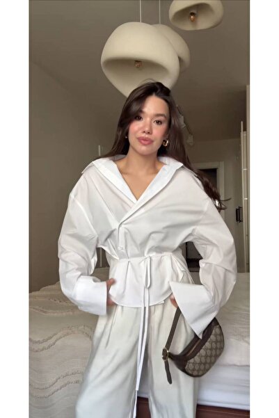 Boutique Sirena Blazer Tie-Up Shirt