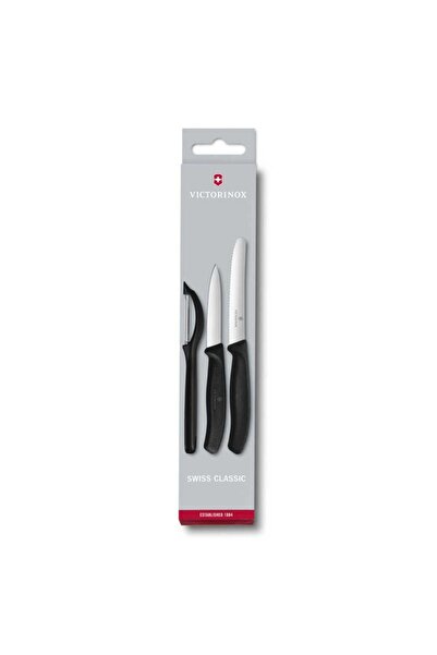 Victorinox 6.7113.31 Siyah Soyma Seti, 3 Parça