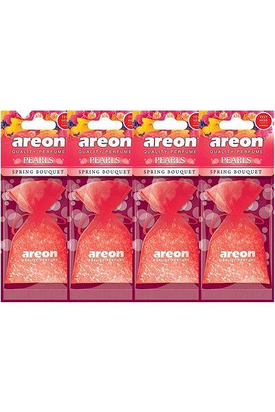 Areon Pack of 4 Air Freshener Pearls Spring Bouquet
