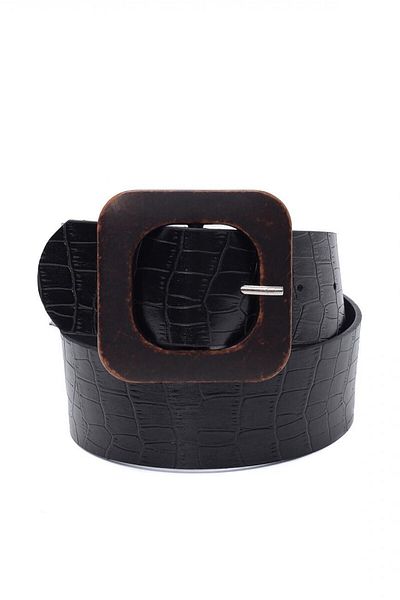 Paçuli Moda Patchouli Women's Leather Look Belt 20049
