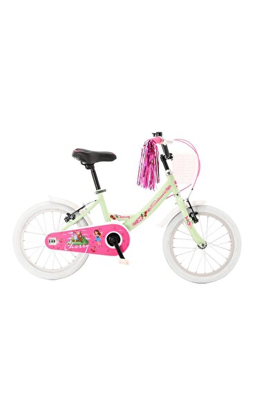 Salcano Cherry 20 Jant Kız Bisikleti 6-8 Yaş 120-145 cm boy kız bisikleti Denge Tekerlekli Mint Yeşili Beyaz