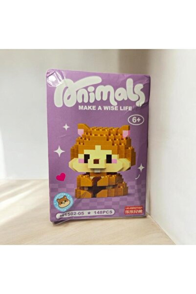 Innovate Store Brıcks Sevimli Hayvan Hamster Yapı Blokları Eğitici Eğlenceli Oyuncak Figür