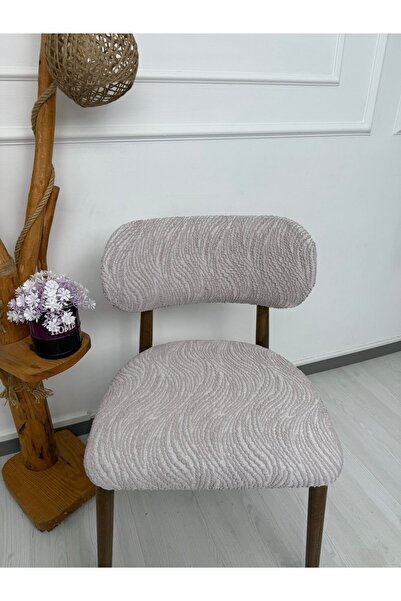 defnehome collection bohem sandalye kılıfı Pudra
