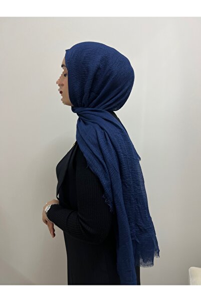 shop İremssscarf Lacivert Bürümcük şal