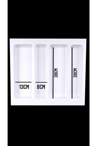 METAKS 55x49 Bol alb antibacterian - Sertar și organizator interior, poate fi tăiat până la 50x40 cm