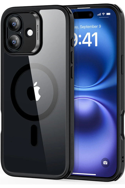 ESR iPhone 16 Uyumlu Kılıf + Ekran Koruyucu Set Halolock Magsafe Classic Hybr...