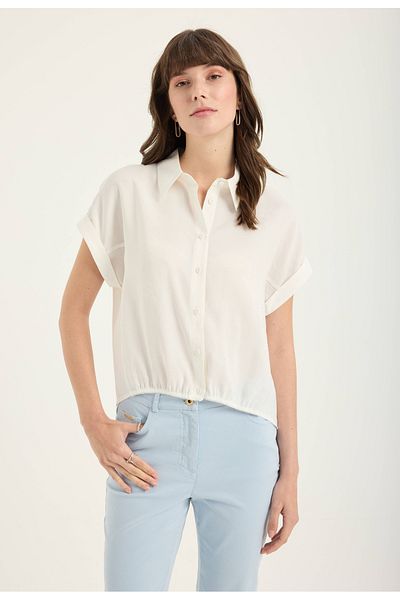 Masha Kate Short Sleeve Modal Shirt