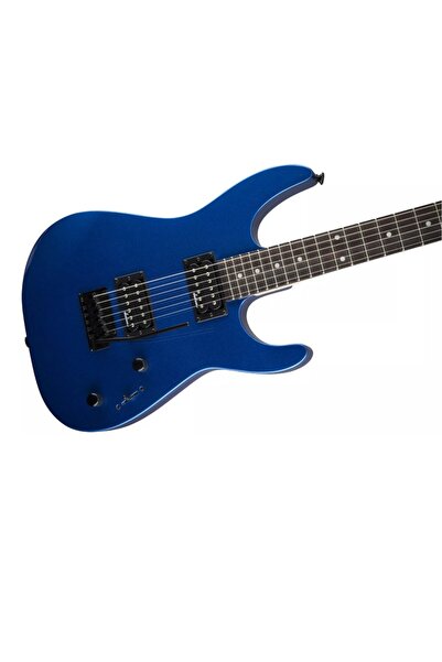 Jackson JS11 Elektro Gitar 2-Point Tremolo Amaranth Klavye Metallic Blue Dinky AH MBL