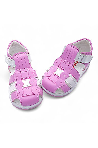 BEEBRON صندل لتقويم العظام للفتيات الصغيرات والأطفال باللون الوردي والأبيض Kb...