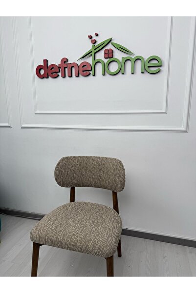Defne Home bohem sandalye kılıfı Vizon