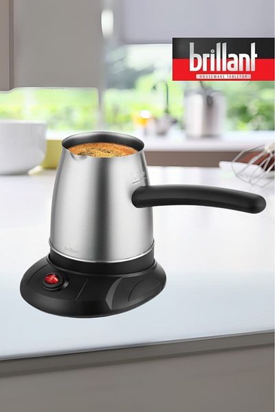Brillant Inox Electric Coffee Pot Turkish Coffee Machine – 6 Cup Capacity