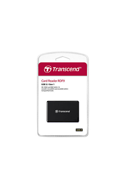 Transcend TS-RDF9K2 RDF9K2 USB 3.1 CF Micro SDHC Micro SDXC SDHC SDXC Kart Ok...