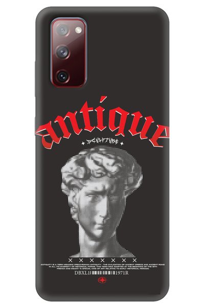 WANNA PROTECT Silicone Phone Case for Samsung A02S Black Inside Velvet Antiqu...