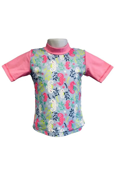 Banz Tricou pentru copii cu protecție UV, protecție solară UPF50+, căluț de m...