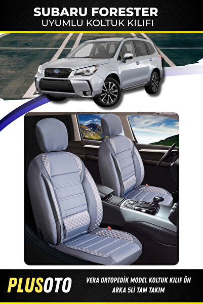 PlusOto مجموعة غطاء مقعد السيارة المدخن المتوافقة مع سلسلة فيرا من سوبارو فور...