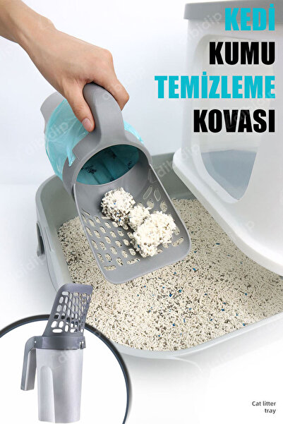 CMT 🐾 KEDİ KUMU TEMİZLEME KOVASI