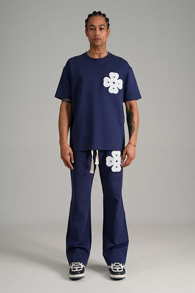 İkao Clover Detailed T-Shirt Pants Set