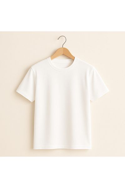 Hilal Akıncı Kids Unisex Basic T-shirt με Γιακά Crew