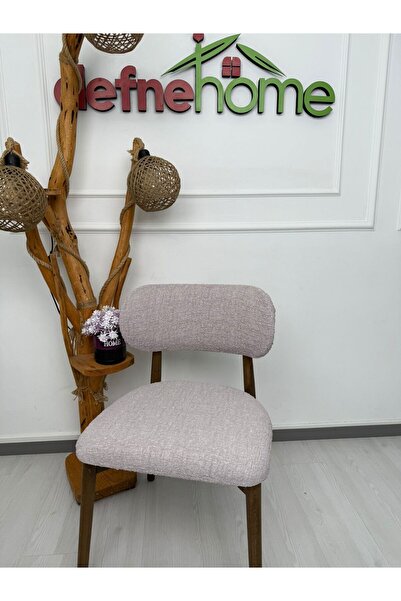 Defne Home bohem sandalye kılıfı Pudra